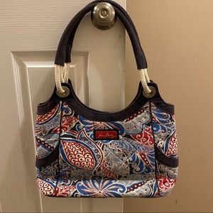 Vera Bradley Seaside Pattern Anchor Tote Purse
